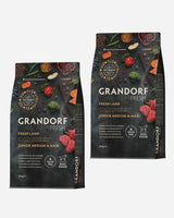 Grandorf Fresh Junior - Färskt Lamm och Spannmålsfri - 2x10kg