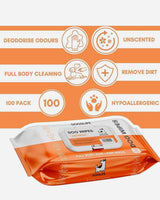 Dogslife Rengöringsservetter utan parfym – 3-pack (300 st)