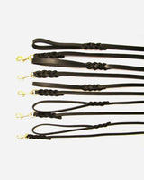 Alac Flätat Läderkoppel - Svart/Mässing