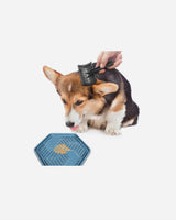 Flamingo Slickmatta - Bean Hexagon - Blå/Grå