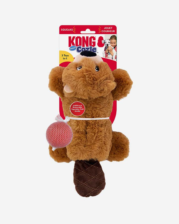 Kong Cozie Pocketz Bäver -  Medium