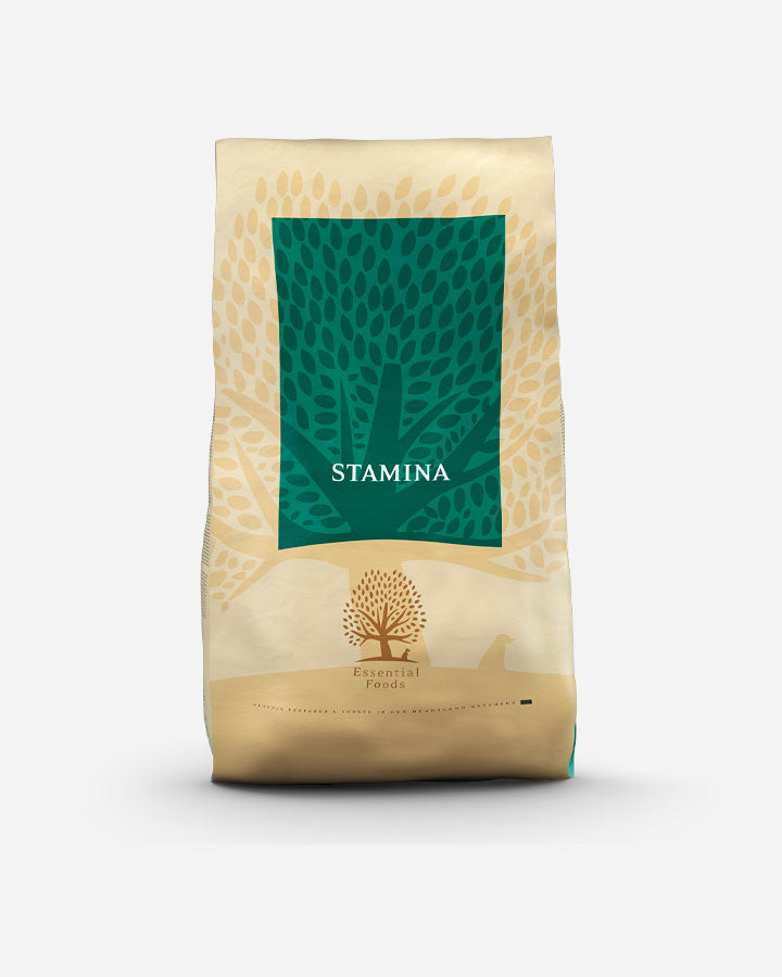 Essential - Stamina - 10 kg - Aktiva hundar - Kyckling - Anka - Lax (EU)