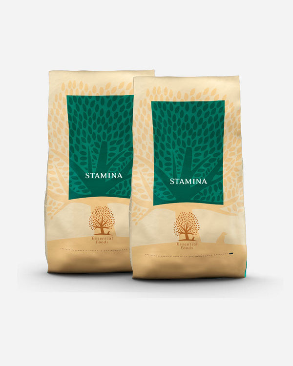 Essential - Stamina - 2x10 kg - Aktiva hundar - Kyckling - Anka - Lax (EU)