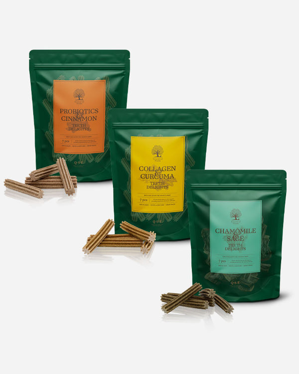 Essential Teeth Delights - 3-pak (750 g)