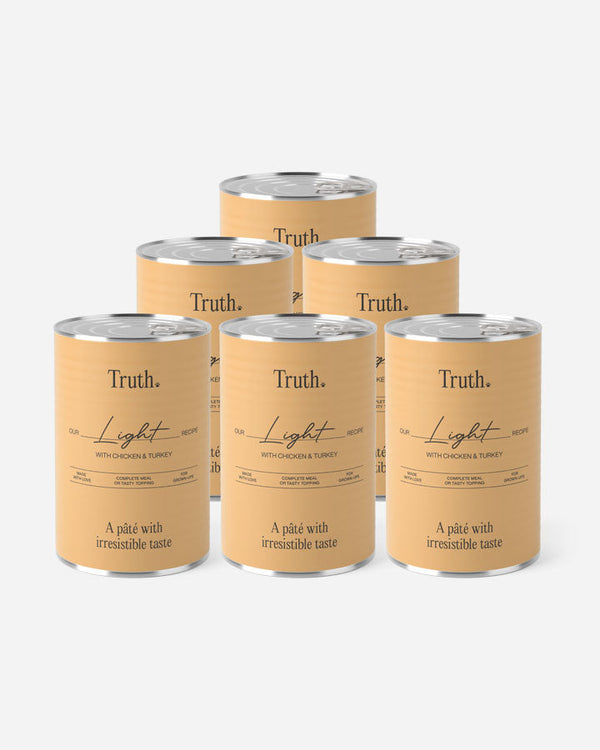 Truth Light - Fettreducerat Våtfoder - Kylling & Kalkun (6x400g)
