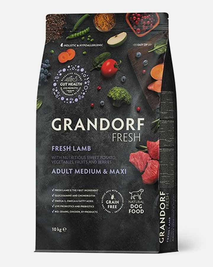 Grandorf Fresh Adult - Färskt Lamm och Spannmålsfri - 10kg