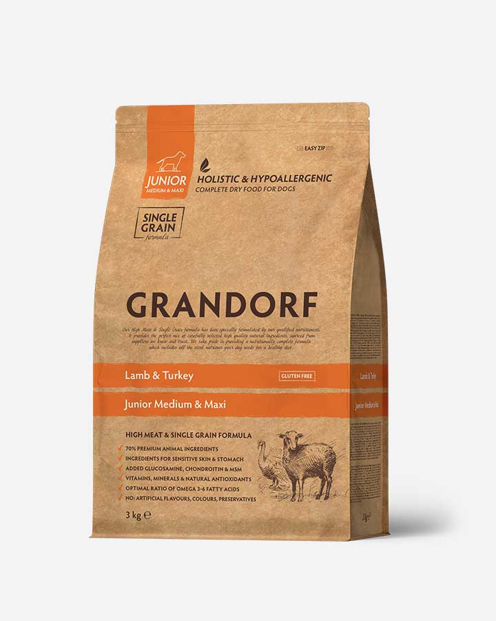 Grandorf Junior - Lamm och Kalkon - 3kg