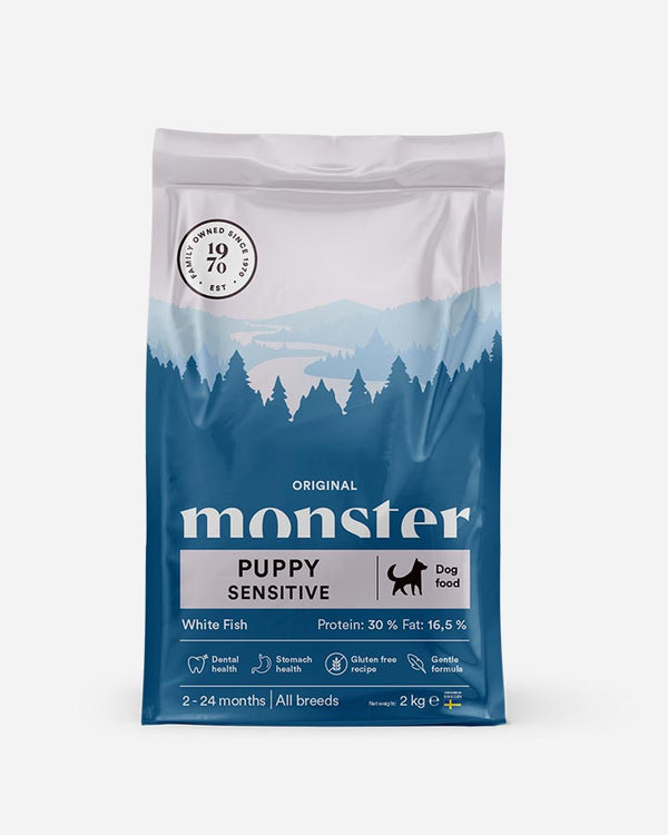Monster Original Puppy Sensitive - Vit Fisk - 2 kg