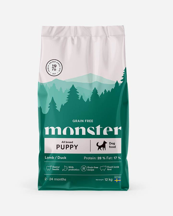 Monster Puppy All Breed - Kornfri Kalkon och Kyckling - 12kg