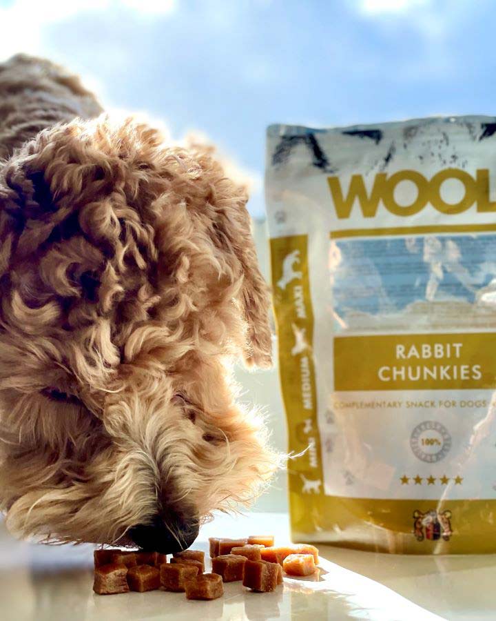 Woolf Rabbit Chunkies - till hund & katt