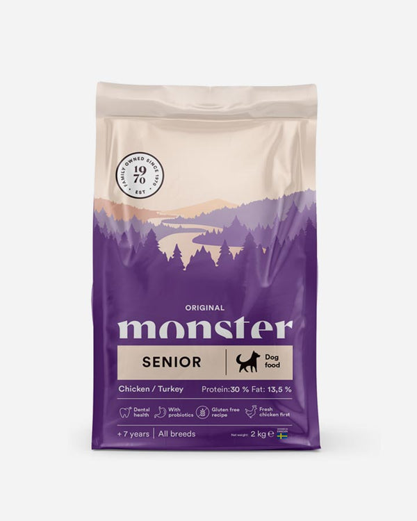 Monster Original Senior - Kyckling och Kalkon - 2 kg