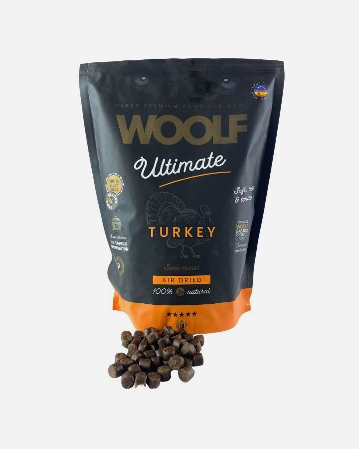 Woolf Ultimate Foder - Kalkon - 100% Naturlig - 1kg