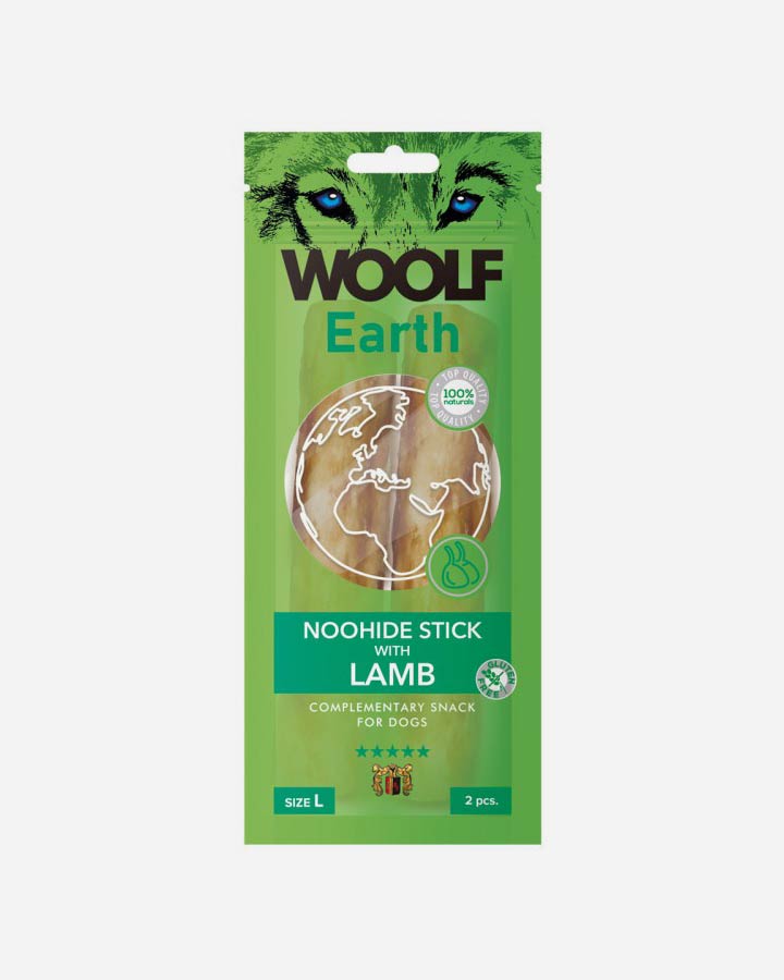 woolf earth noohide lamb tyggeben med lam
