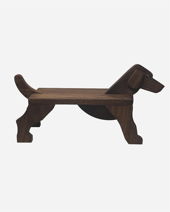 DAXhund ROYAL (Valnöt) - pall för hemmet