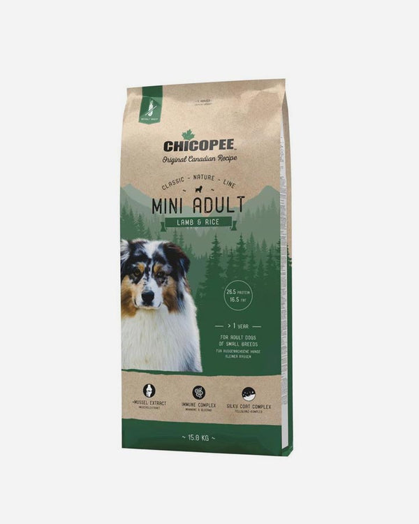 Chicopee Mini Adult hundmat för små hundar
