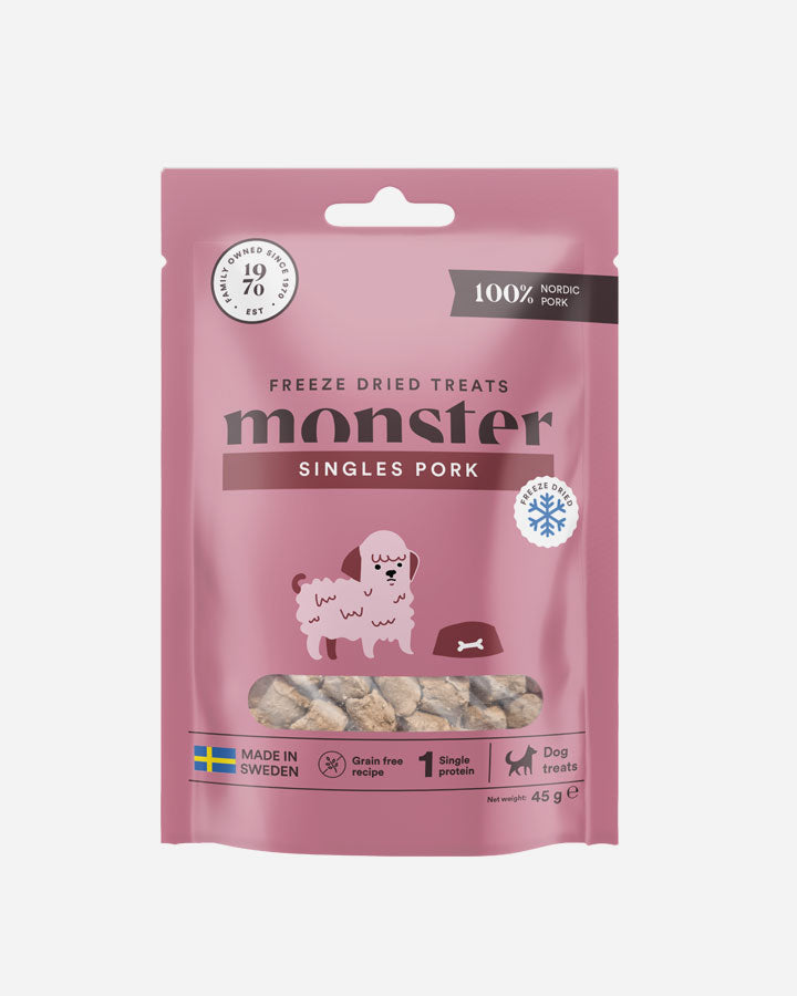 Monster Freeze Dried Treats Singles Pork 45g