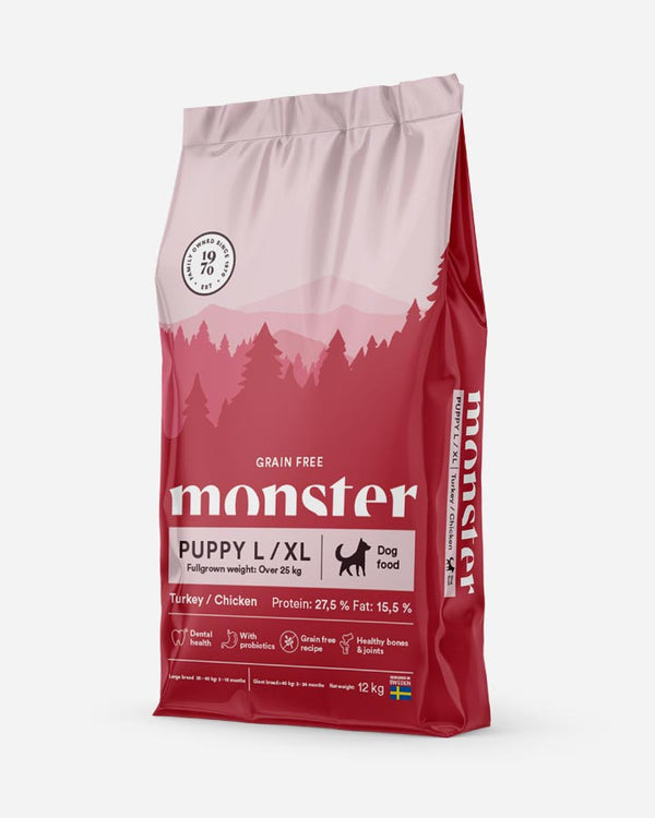Monster Grain Free Puppy L/XL 12 kg valpmat