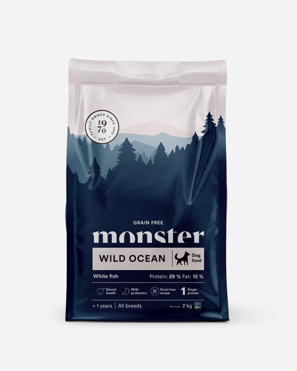 Monter Grain Free Wild Ocean White Fish 2 kg