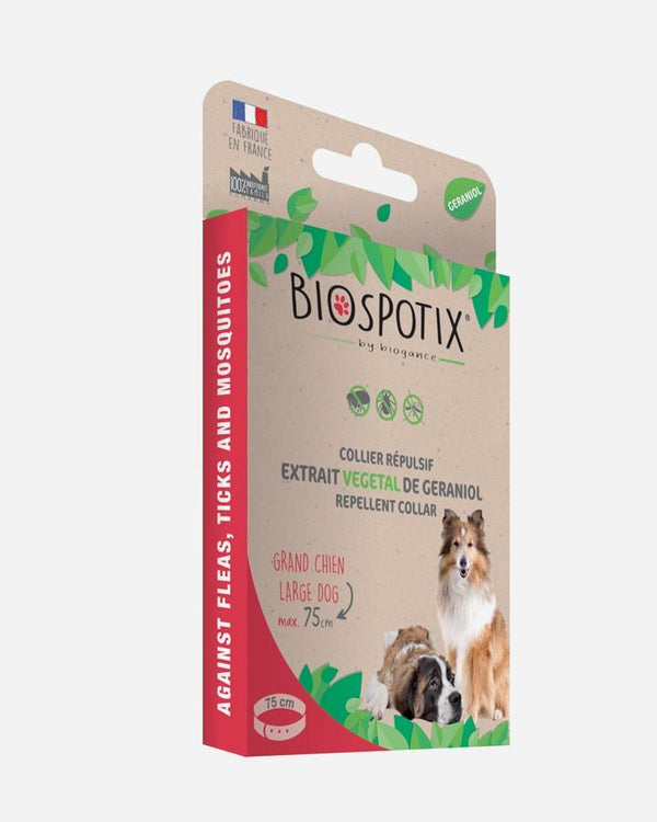 Biospotix lopphalsband för stora hundar 30kg +