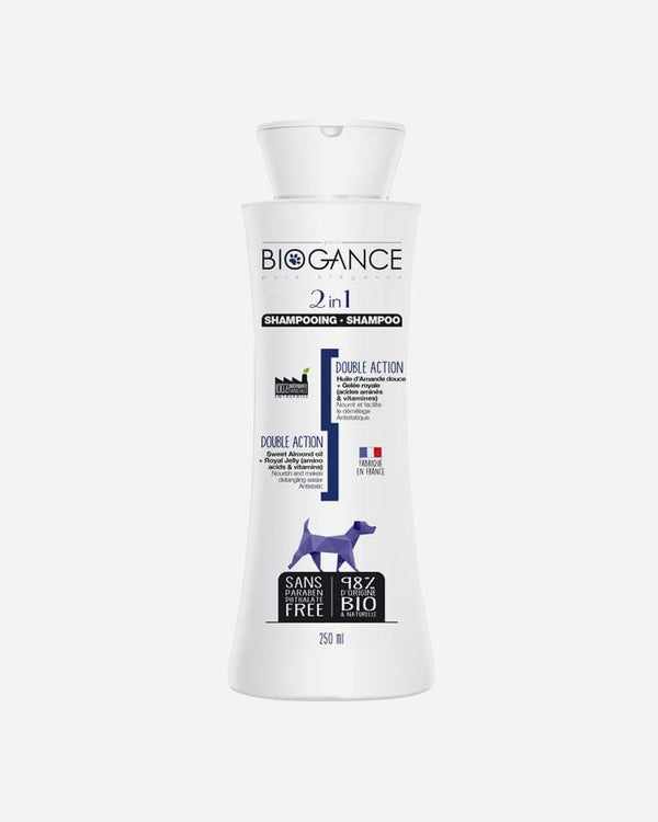 Biogance 2 i 1 shampoo og balsam til hunde - 250ml