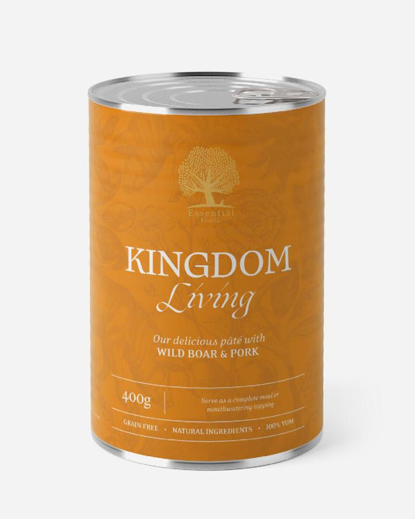 Essential Kingdom Living Pâté  - Vildsvin & gris (400g)