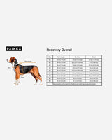Paikka Recovery Overall - Storleksguide