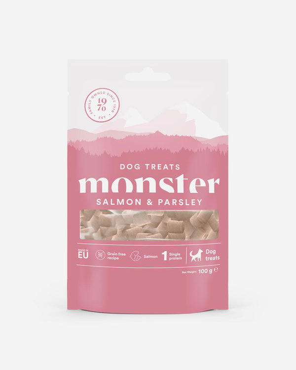 Monster Dog Treats Salmon & Parsley 100 g