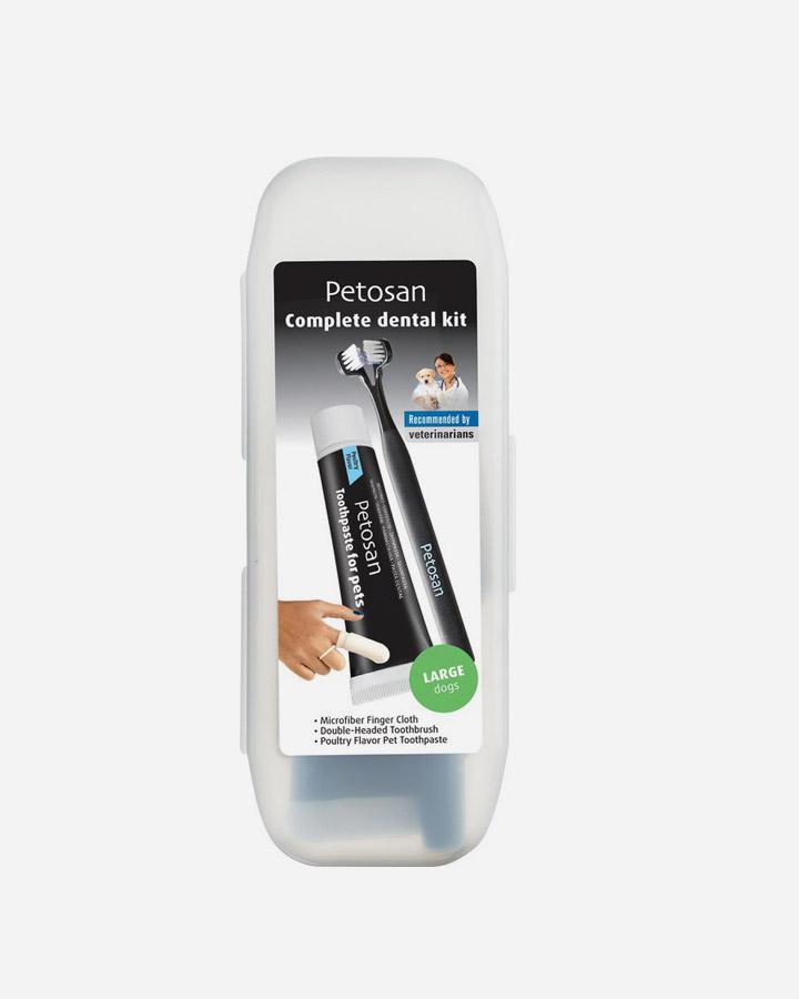 Petosan kit med tandbørste og tandpasta
