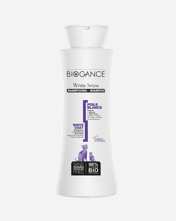 Biogance® White Snow katt schampo till vita pälsar